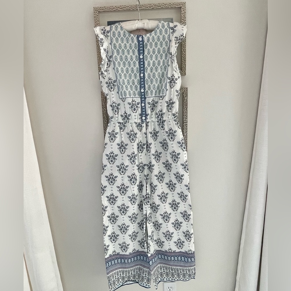 Gal Meets Glam Eden cropped jumpsuit size 4